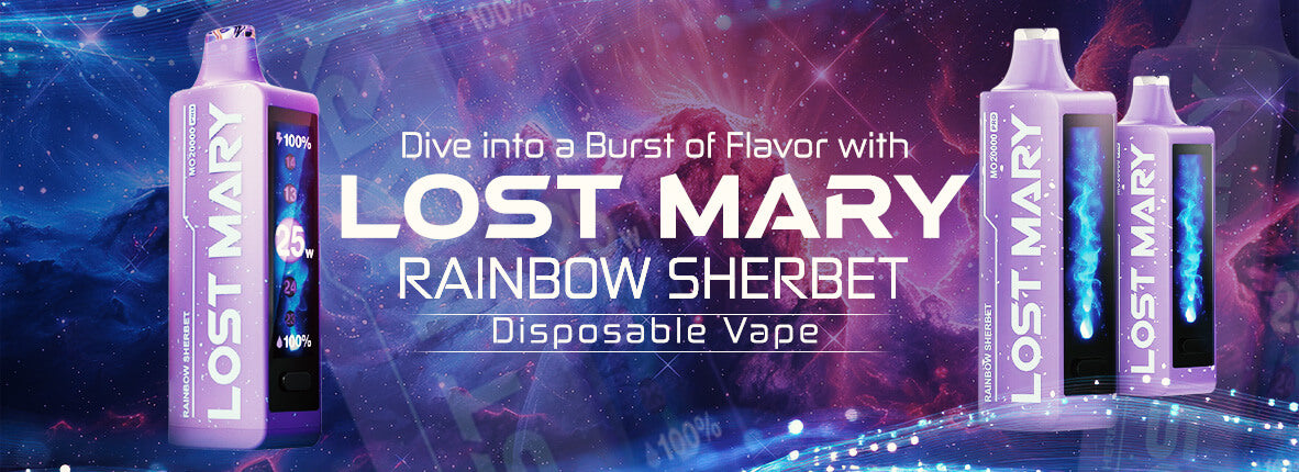 rainbow sherbet lost mary flavor oracle Flavor:STRAWNANA Lost Mary MO20000 Pro