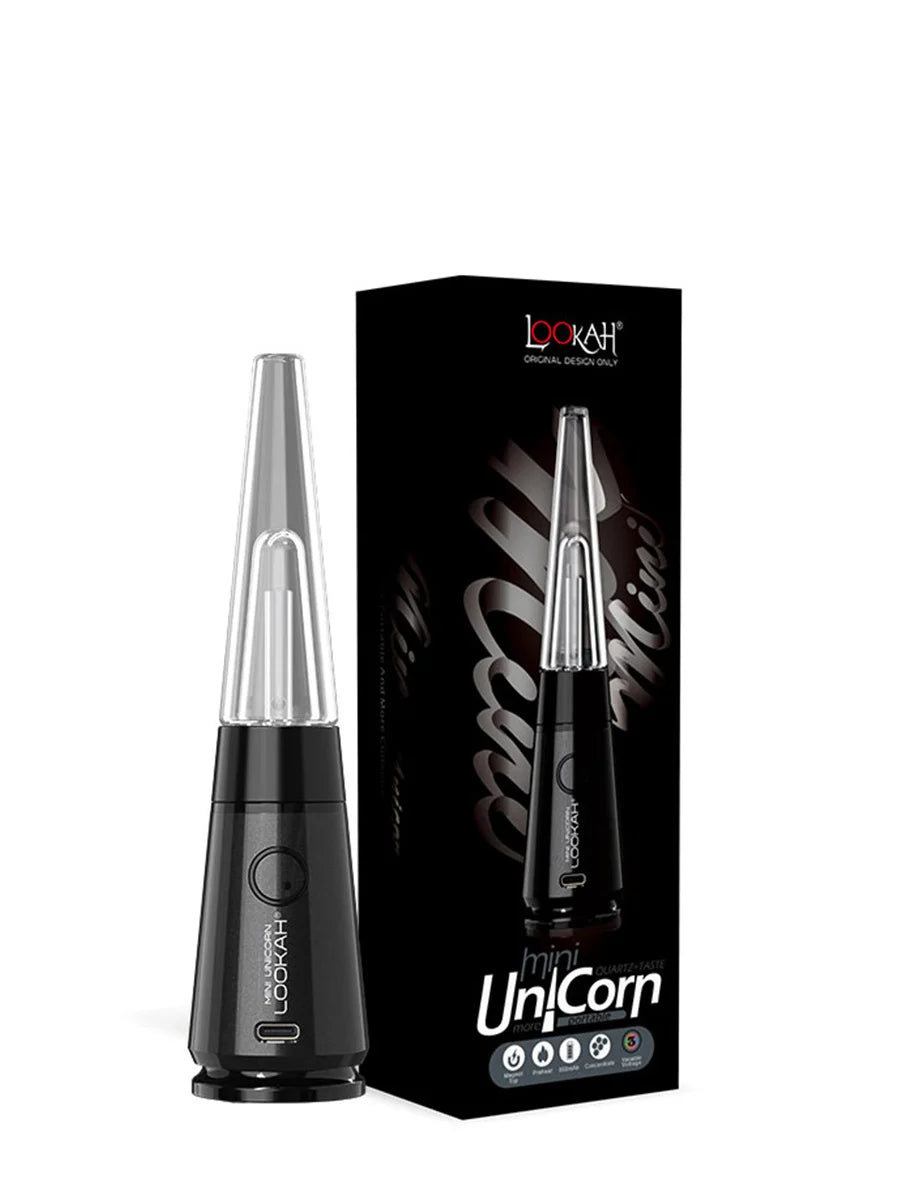 Lookah Mini Unicorn Concentrate Vaporizer Black