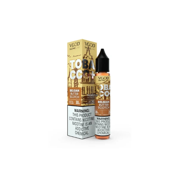 vgod salt nic labs tobacco belgian butterscotch