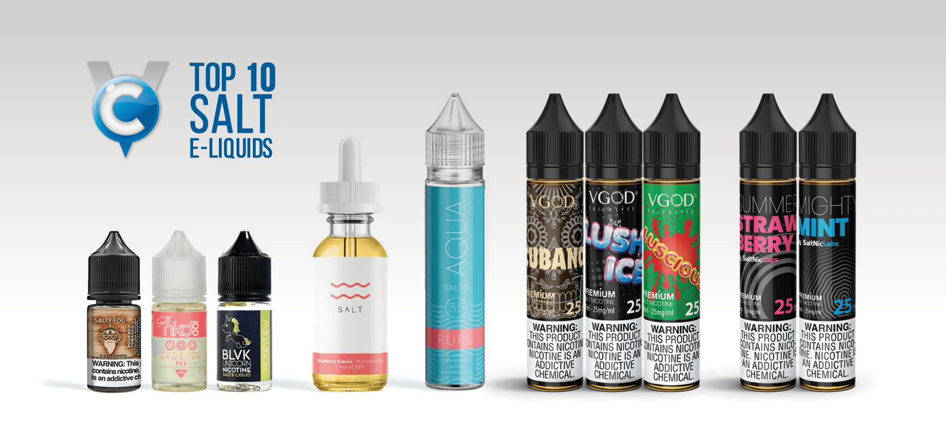 Top 10 Most Wanted List: Best Salt Nicotine eLiquids