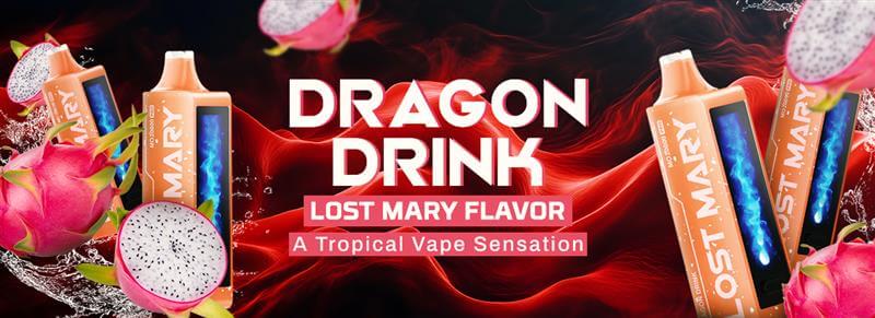 Dragon Drink Lost Mary flavor - A Tropical Vape Sensation
