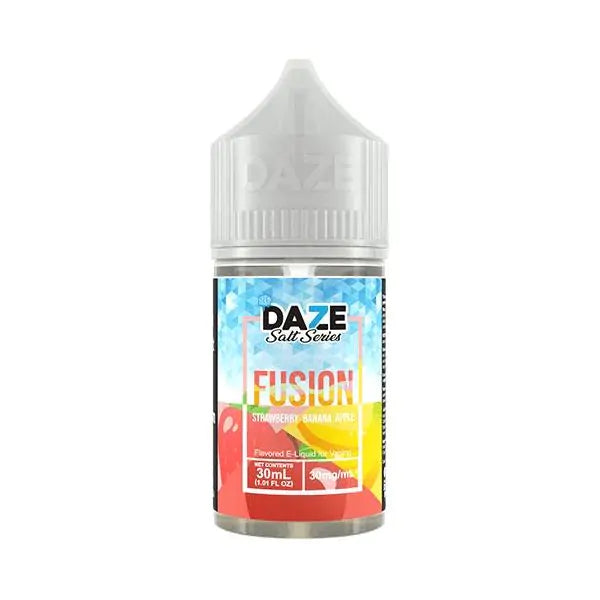 7 Daze Salt Fusion Series Strawberry Banana Apple Iced