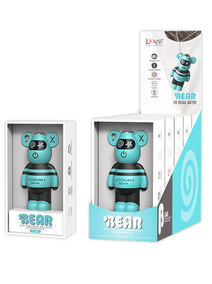 Lookah Bear 510 Voltage Battery Cyan