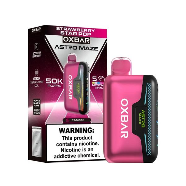 Oxbar Astro Maze 50k Puff Disposable Vape