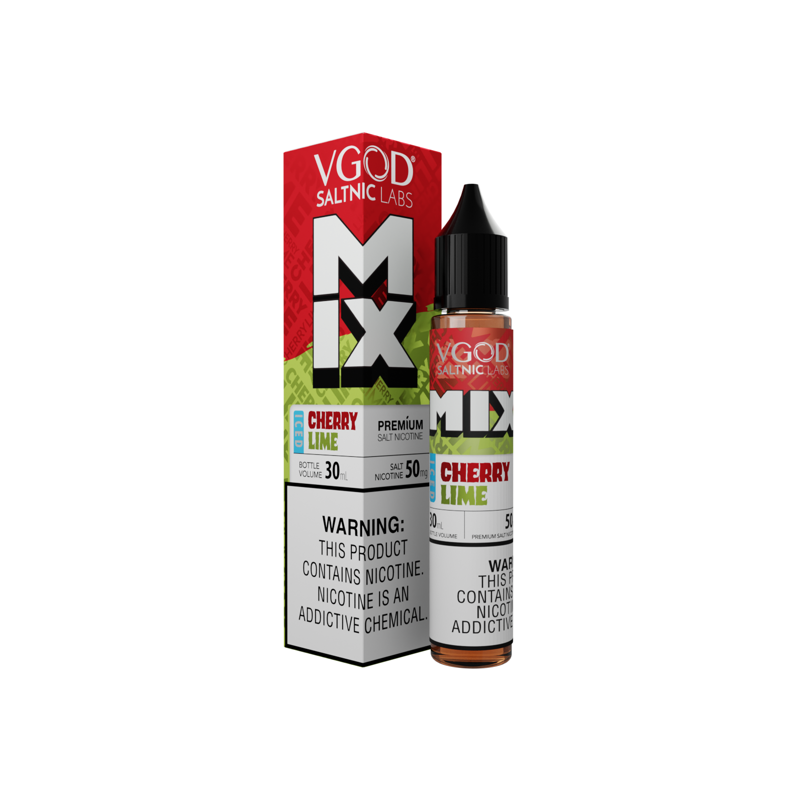 VGOD Salt Nic Labs Iced Mix Cherry Lime