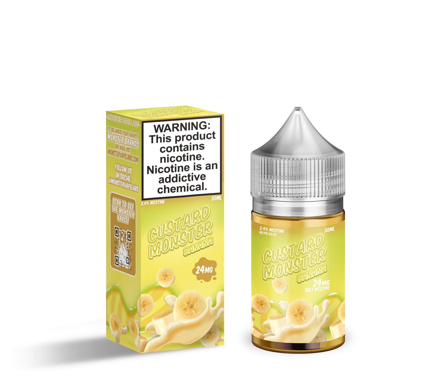 Custard Monster Banana Salts - 30ML