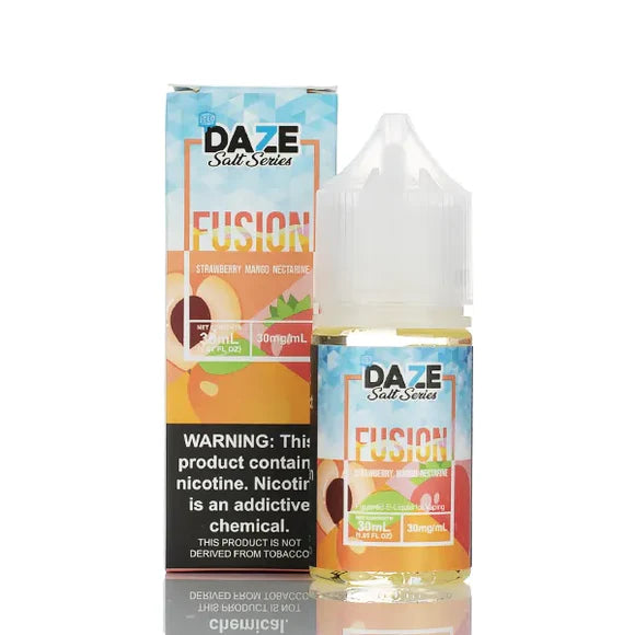 7 Daze Fusion – Strawberry Mango Nectarine Iced Salt Nic 30mL&nbsp;