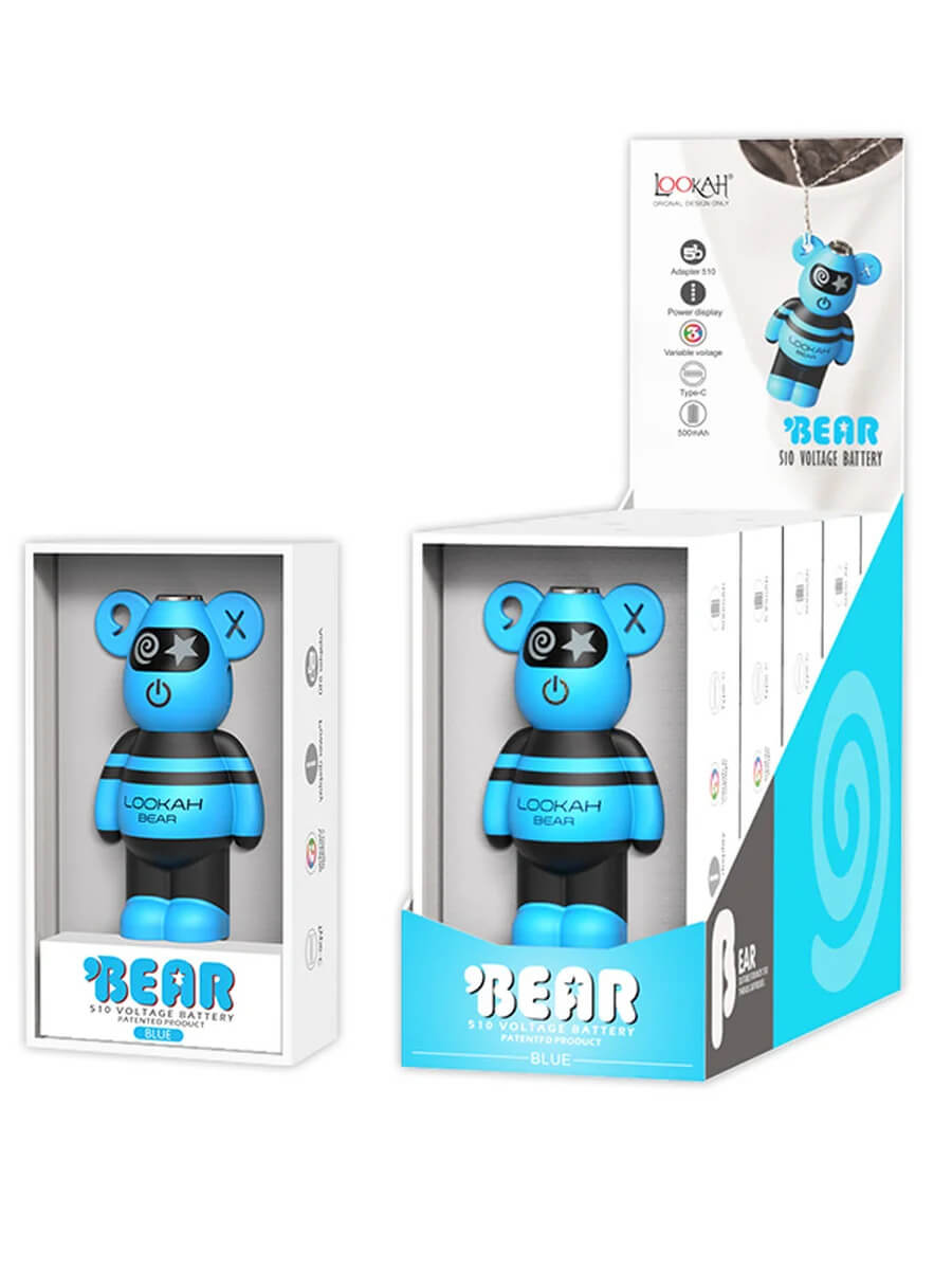 Lookah Bear 510 Voltage Battery Blue