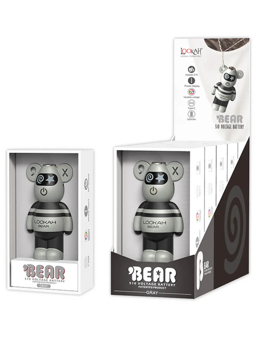 Lookah Bear 510 Voltage Battery Gray