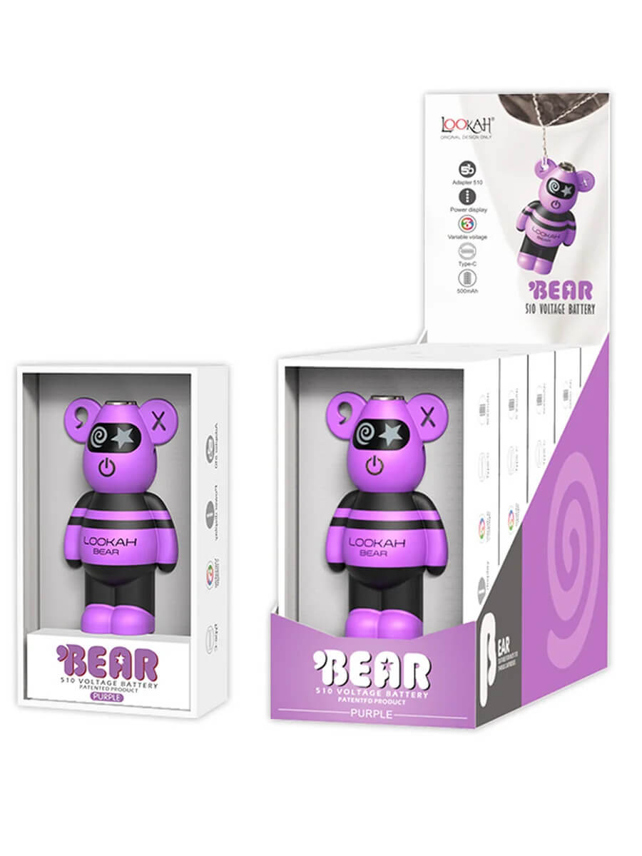 Buy Premium Lookah Bear 510 Voltage Battery Online | CSVAPE Buy Premium Lookah Bear 510 Voltage Battery Online | CSVAPE