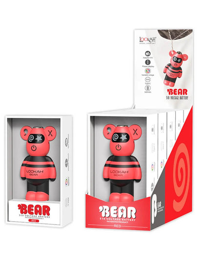 Lookah Bear 510 Voltage Battery Red