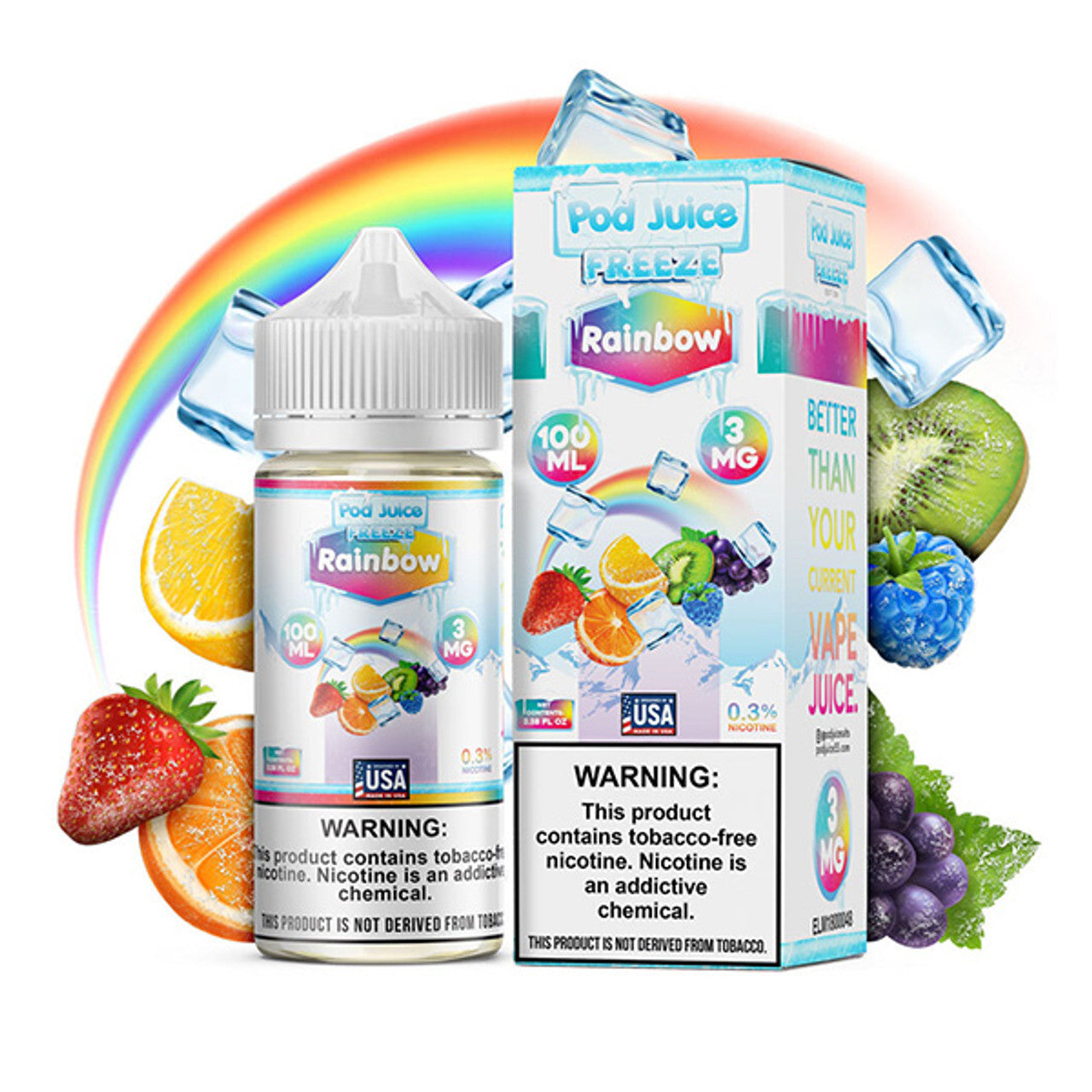 Pod Juice Rainbow Freeze