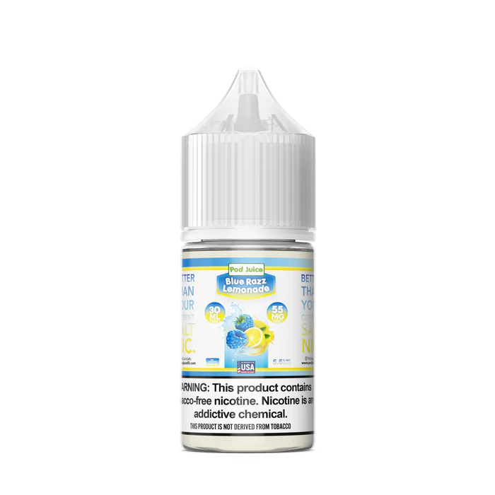 Pod Juice Salt Blue Razz Lemonade 55 mg