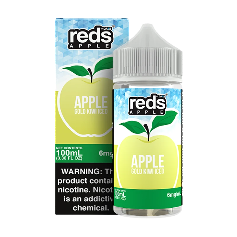 Reds E-juice 100ml Gold Kiwi Iced