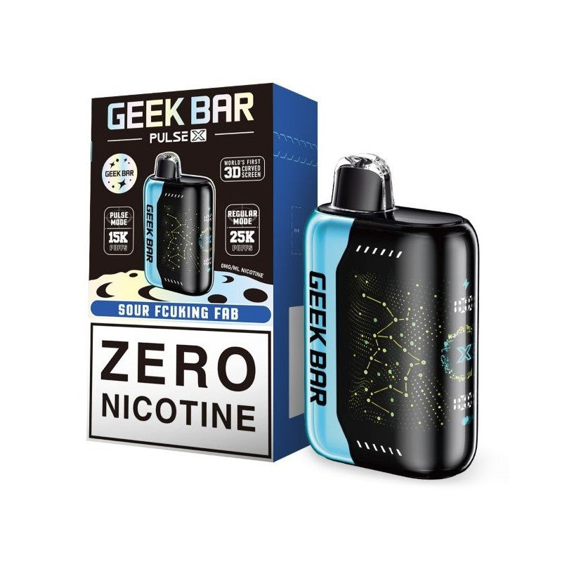 Geek Bar Pulse X Zero Nicotine 25k Puff Disposable Vape Geek Bar Pulse X Zero Nicotine 25k Puff Disposable Vape