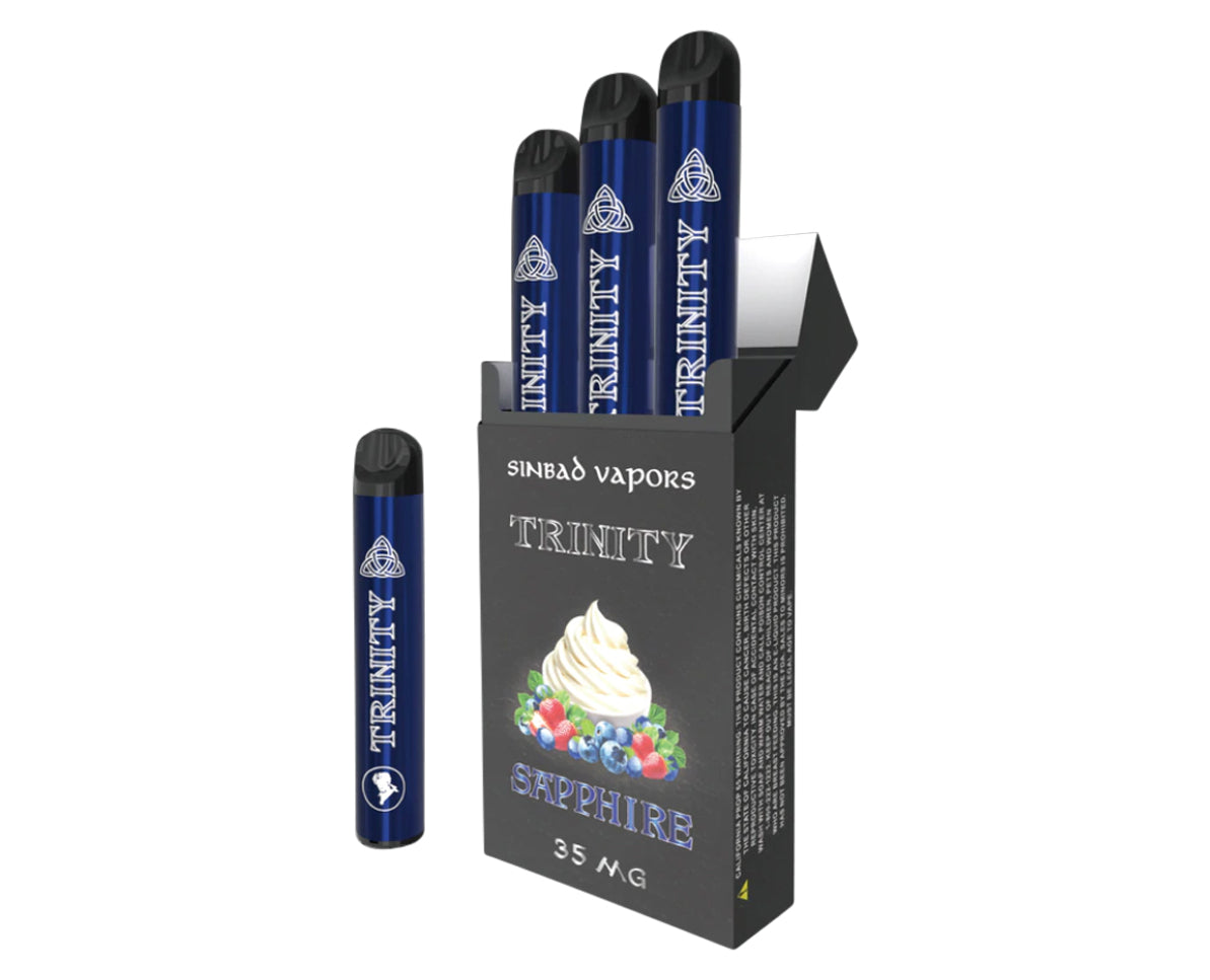 Sinbad Vapors, Trinity 3.5% Disposable 3 Pack