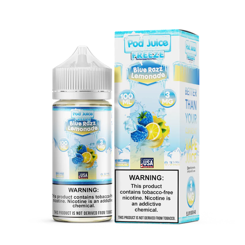 Pod Juice Blue Razz Lemonade Freeze