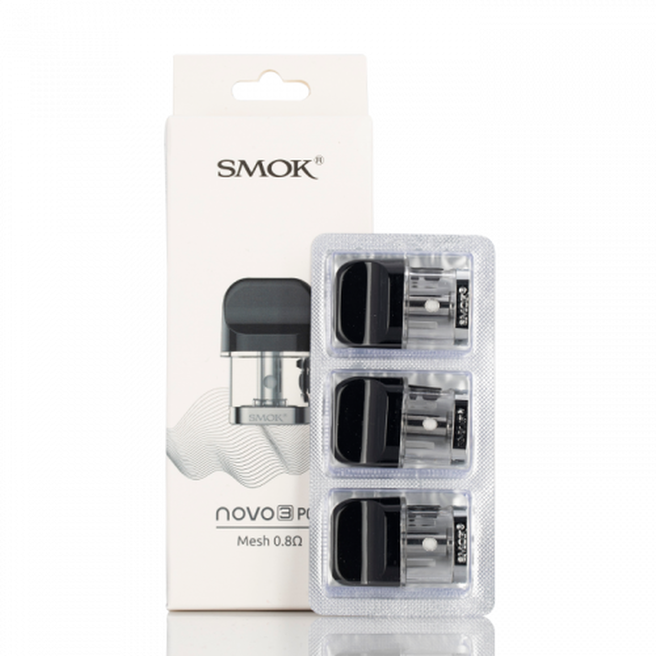 Smok Novo 3 0.8 Mesh Replacement Pod, 3 Pack
