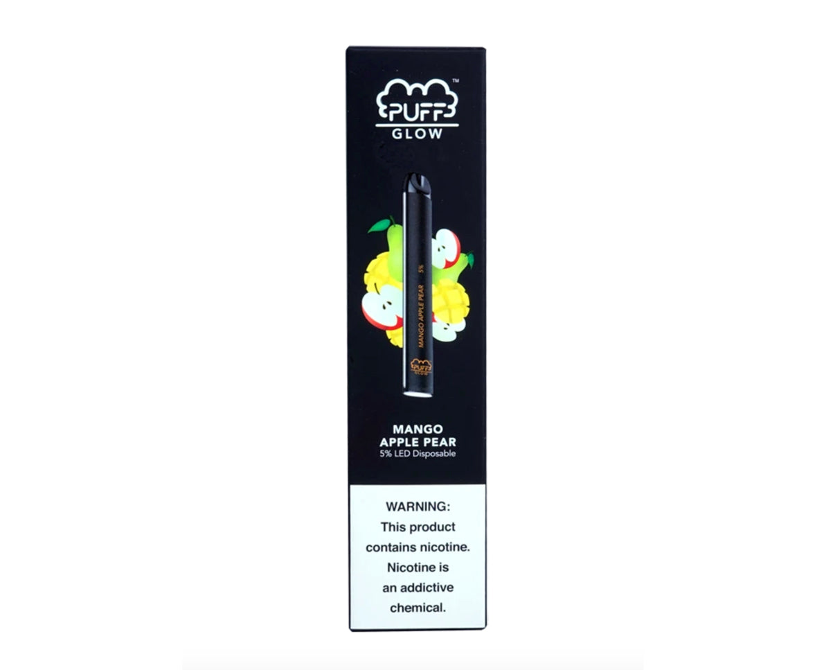 PUFF BAR GLOW MANGO APPLE PEAR DISPOSABLE POD SYSTEM