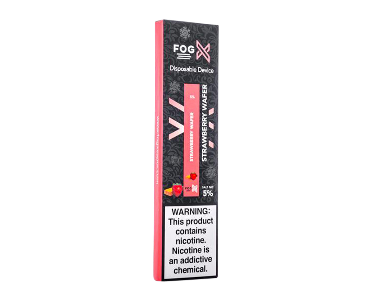 Fog X Vapor Strawberry Wafer Disposable Device