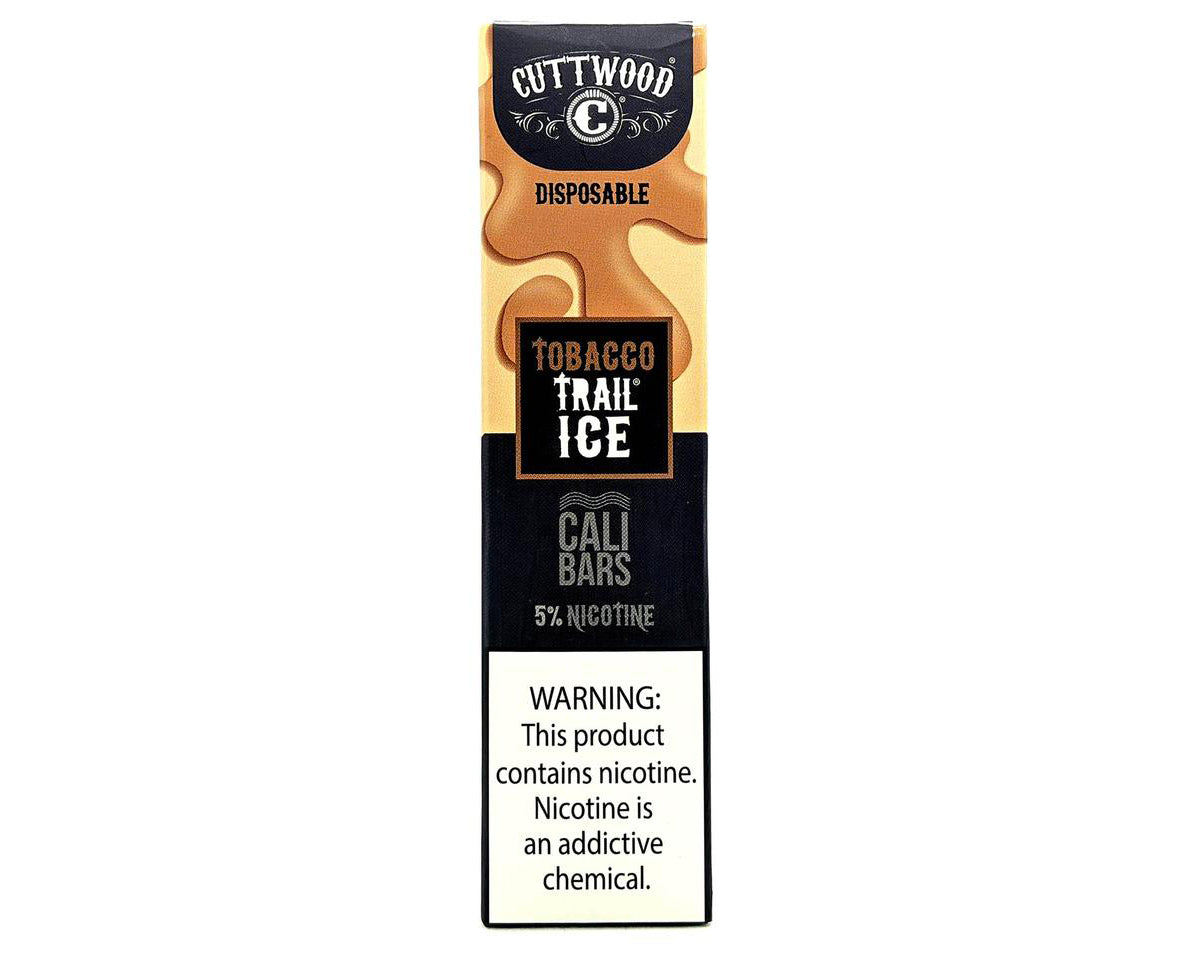 Cuttwood x Cali Bar 5% Disposable Device, Tobacco Trail Ice